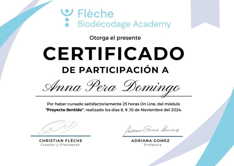 Biodescodificación en Proyecto Sentido